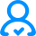 person with checkmark icon